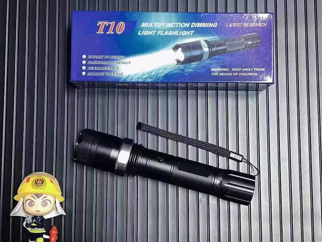 黑鹰T10强光电击棒